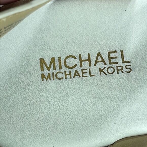 MICHAEL MICHAEL KORS, CUNNINGHAM SANDAL LEATHER, SIZE 8.5 - Picture 10 of 13